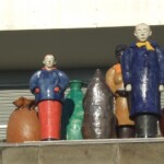 Die Fremden ist ein Kunstwerk von Thomas Schütte und war Teil der Außenausstellung der DOCUMENTA IX im Jahr 1992 in Kassel. Es befindet sich seither auf dem noch erhaltenen Portikus des Roten Palais.